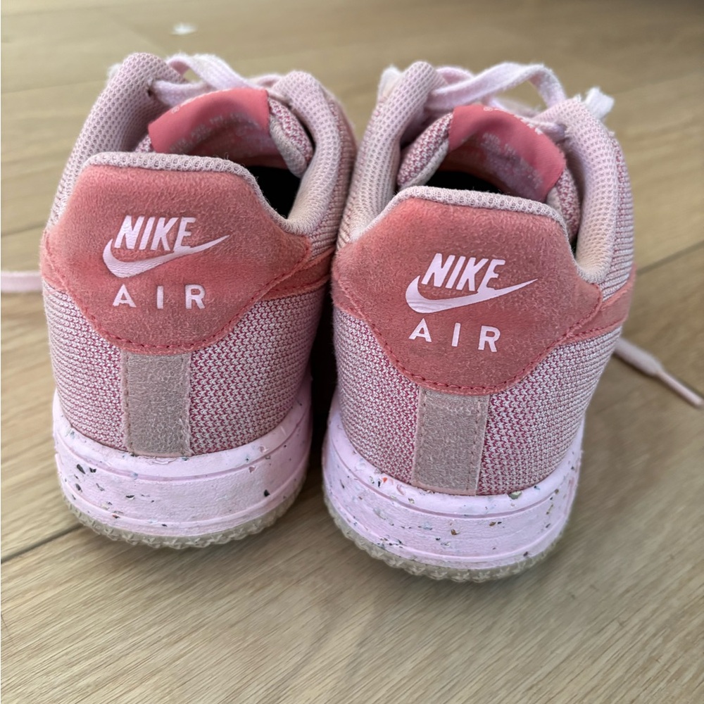 Nike Pink Mesh & Suede Air Sneakers